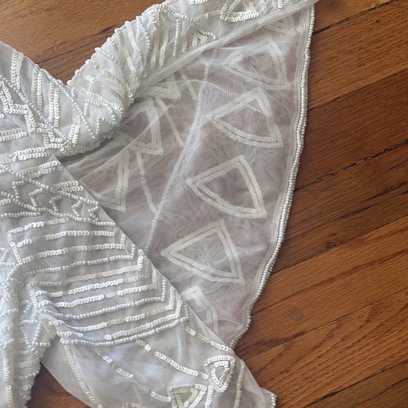 NWT Bridal Eloquii White One Shoulder Jumpsuit - Picture 9 of 14